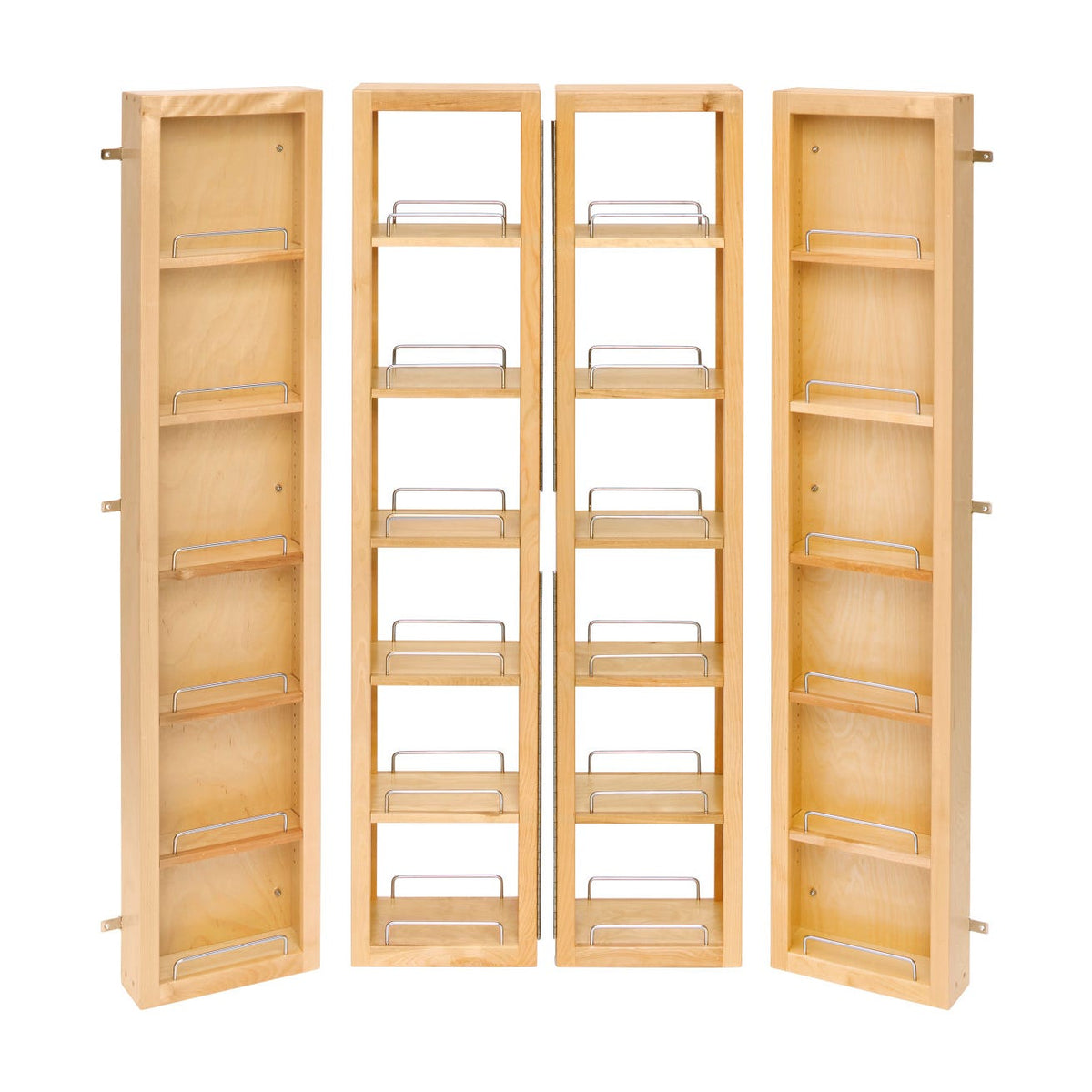 Rev-A-Shelf Wood Swing Out Pantry Organizer Kits, Natural Maple, 36"