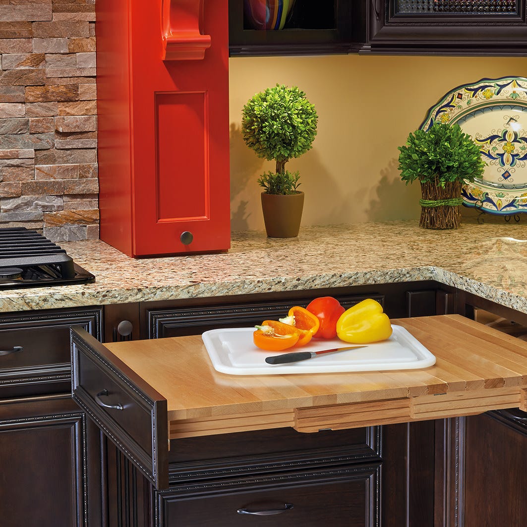 Rev-A-Shelf Wood Tambour Table
