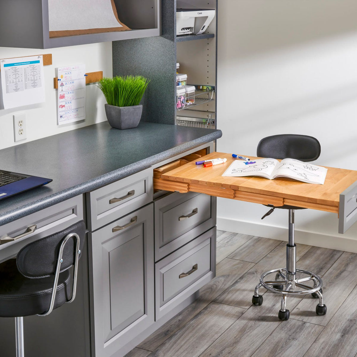Rev-A-Shelf Wood Tambour Table