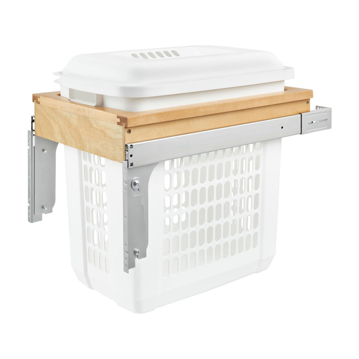 Rev-A-Shelf Wood Top Mount Hamper, Natural Maple, 18"