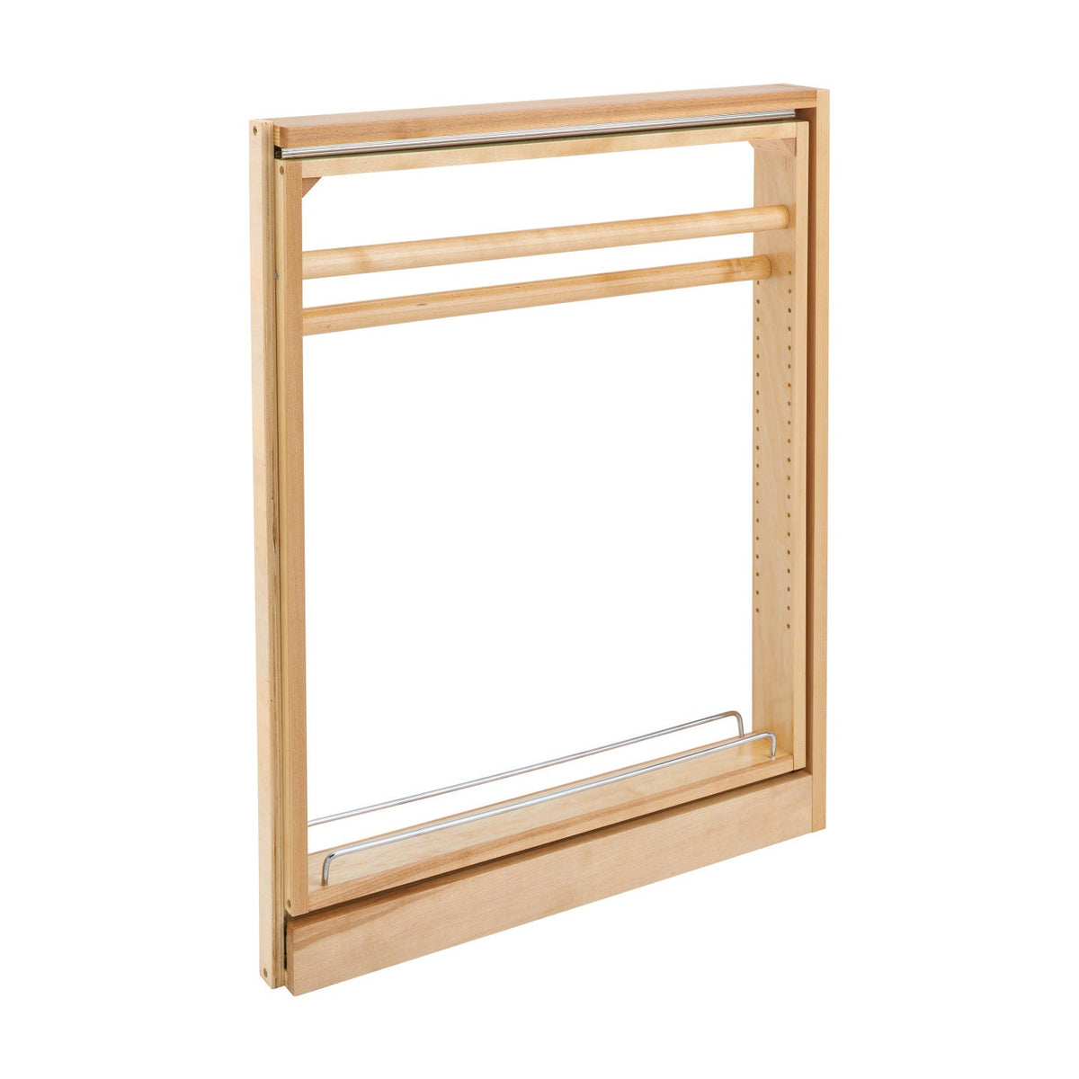 Rev-A-Shelf Wood Towel Bar Filler Pullout Organizer, Natural Maple, 3"