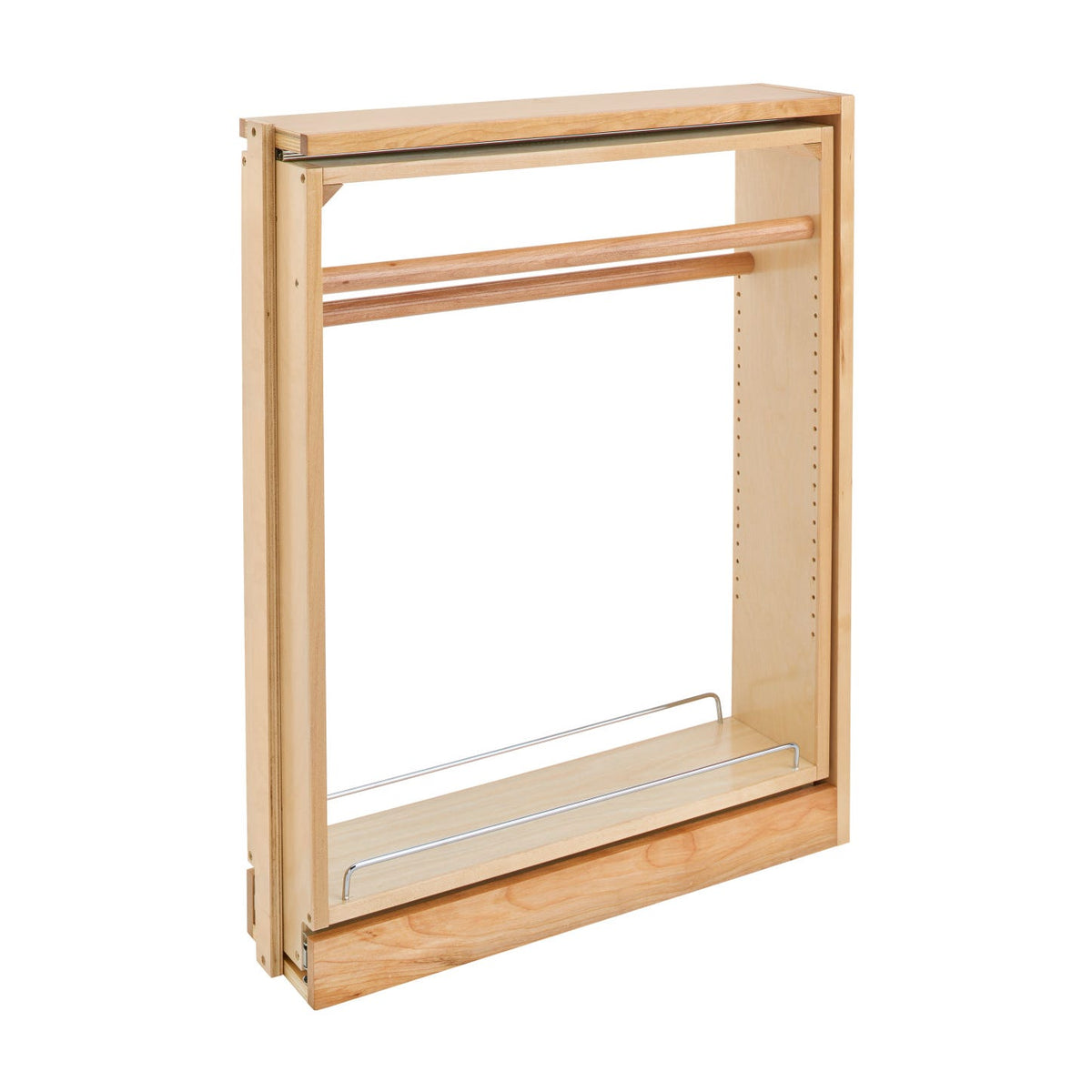 Rev-A-Shelf Wood Towel Bar Filler Pullout Organizer, Natural Maple, 6"