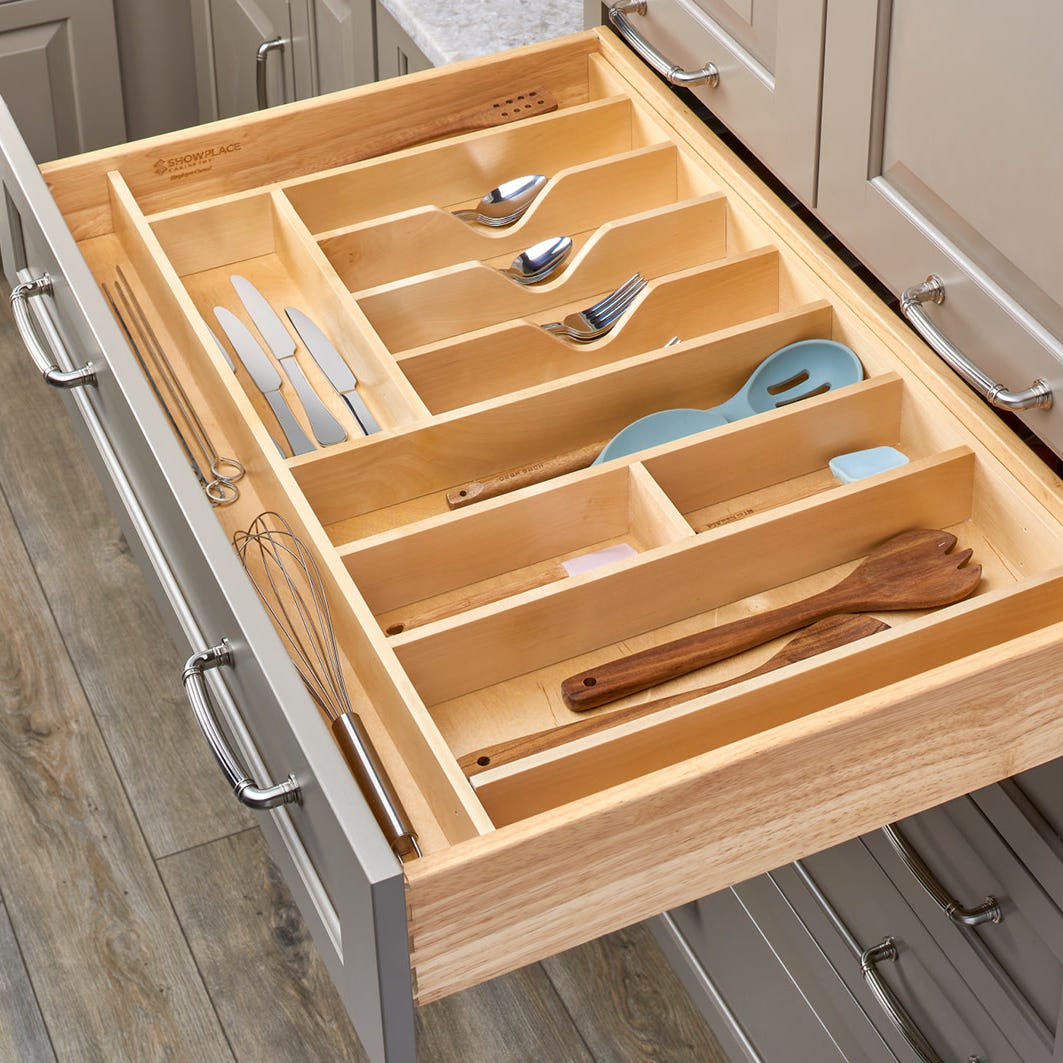 Rev-A-Shelf Wood Trim to Fit Drawer Utensil/Cutlery Tray Insert