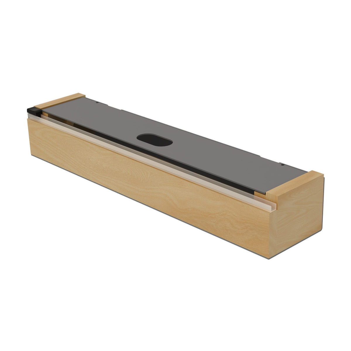 Rev-A-Shelf Wood Utensil Tray Insert, Gray, 16"