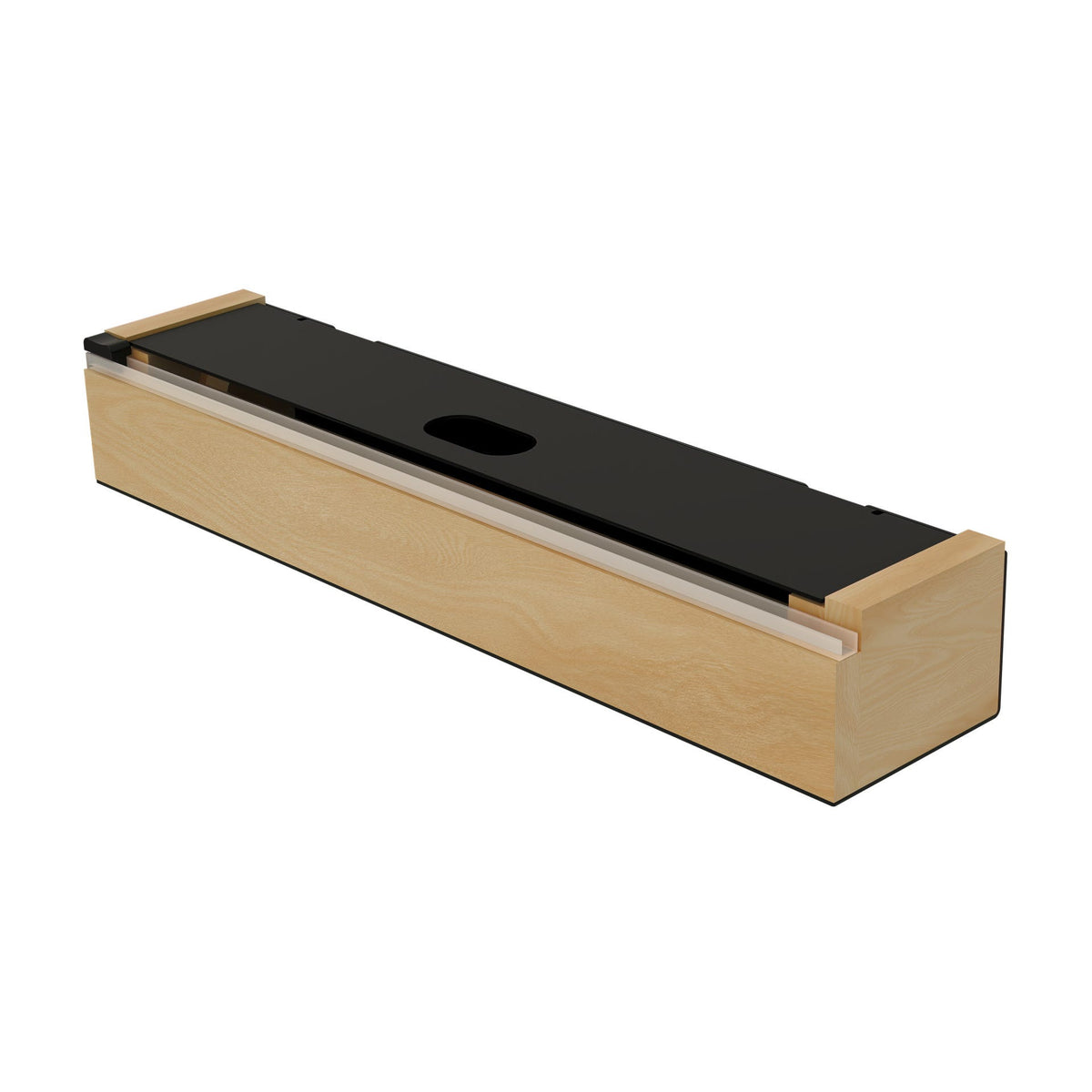 Rev-A-Shelf Wood Utensil Tray Insert, Black, 16"
