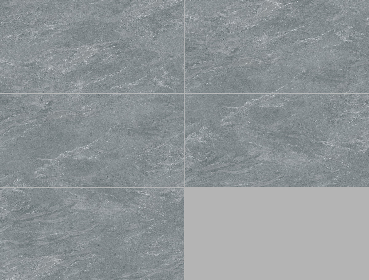 Caribou Dark Grey Porcelain Tile