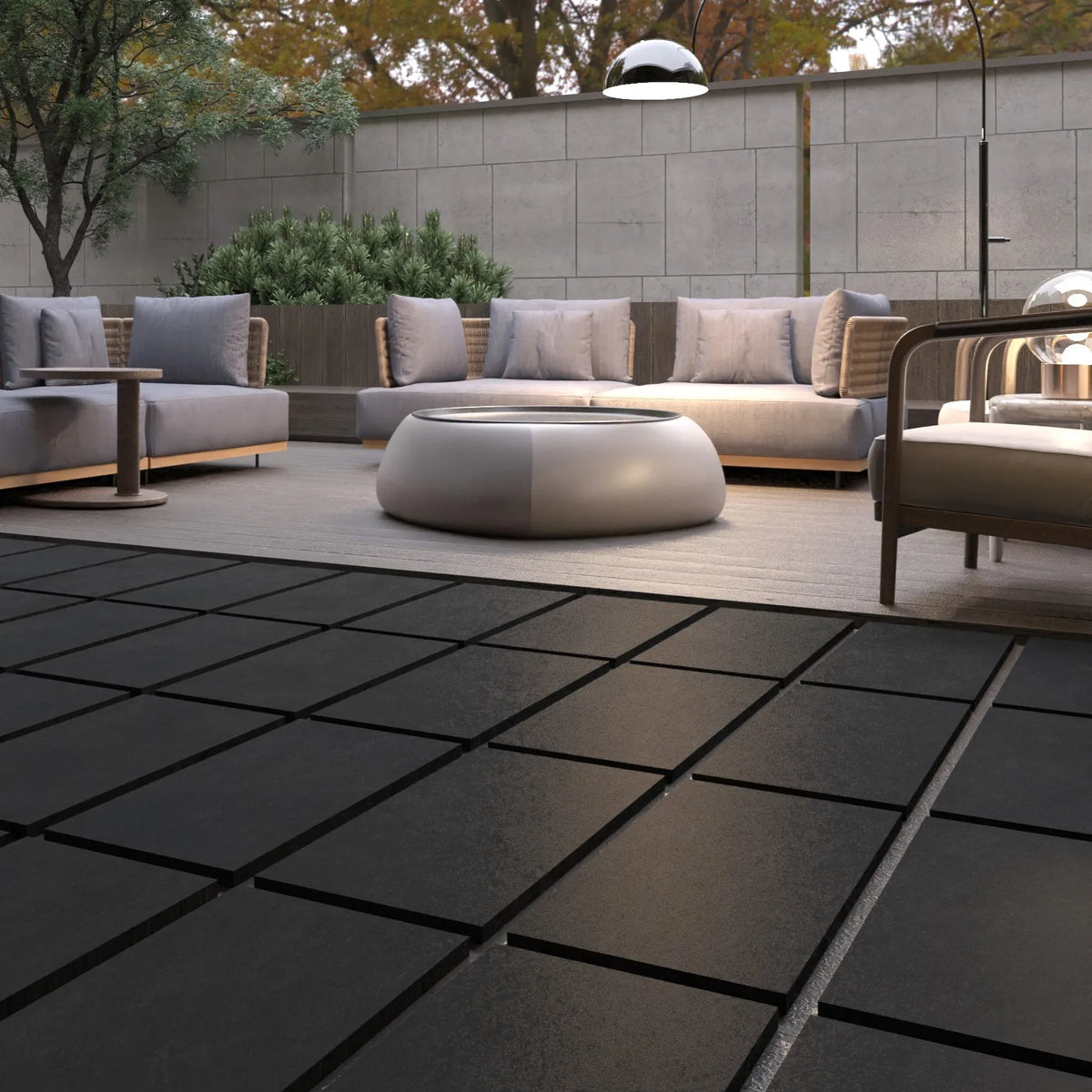 Novus Basalt Sintered Stone Pavers