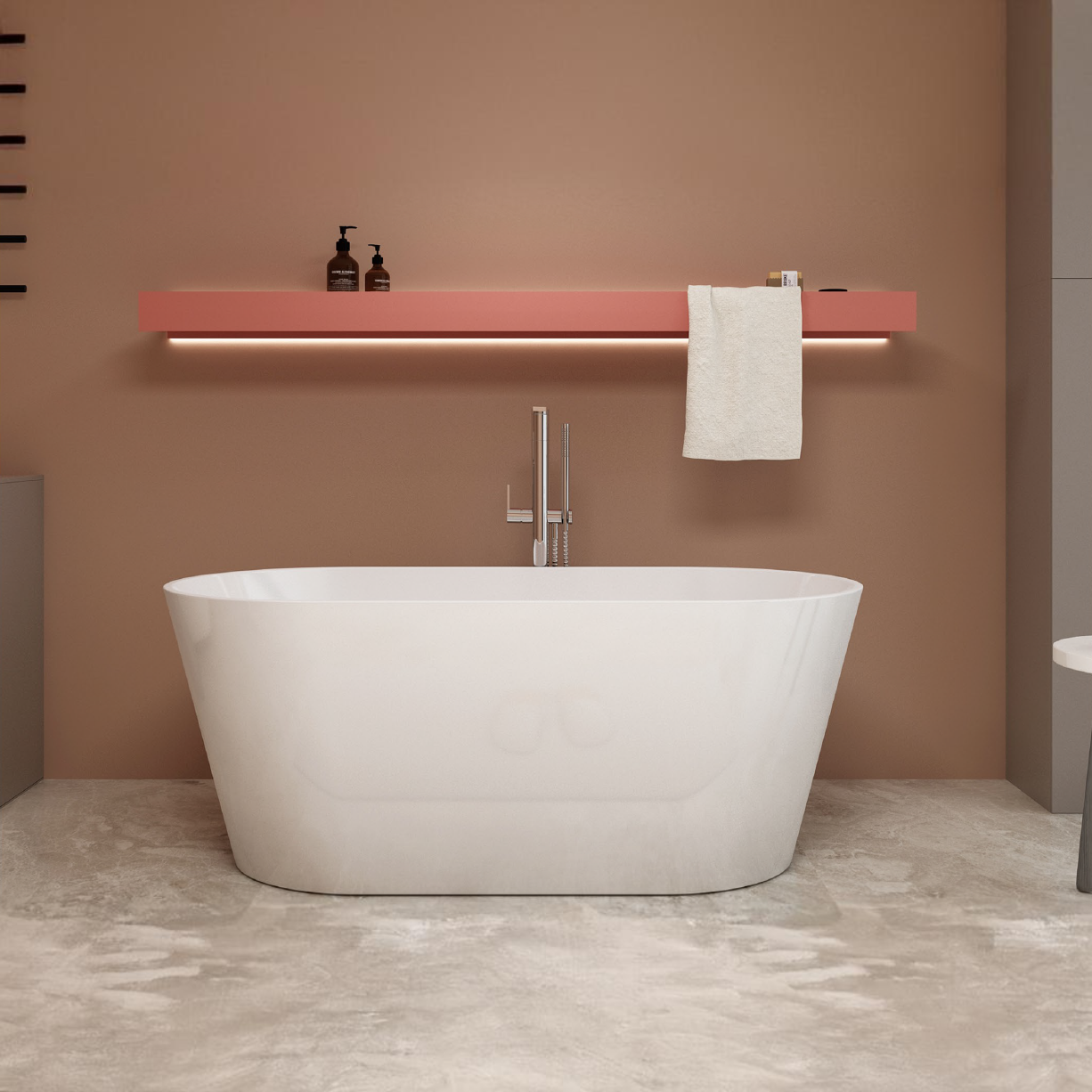 Scylla 67" Freestanding Bathtub