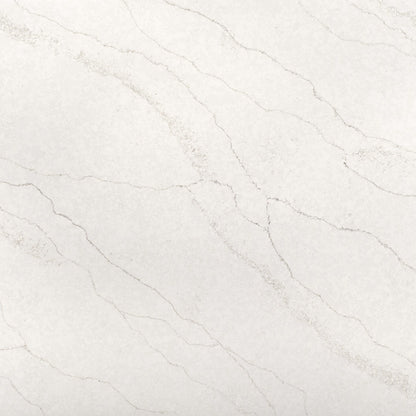Belezza silica free quartz slab by Stratus Surfaces, square close up of the stone pattern