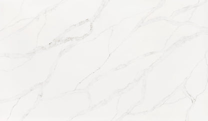 Calacatta Altissimo silica free quartz slab sample by Stratus Surfaces