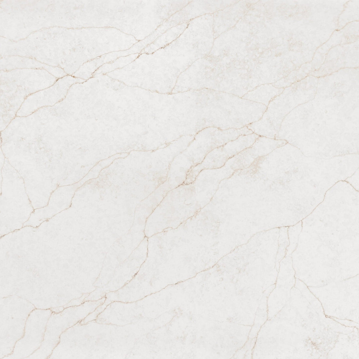 Ethereal Matte silica free quartz slab by Stratus Surfaces, square close up of the stone pattern