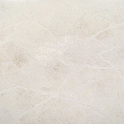 Taj Celine Matte silica free quartz slab by Stratus Surfaces, warm beige, matte finish, close up