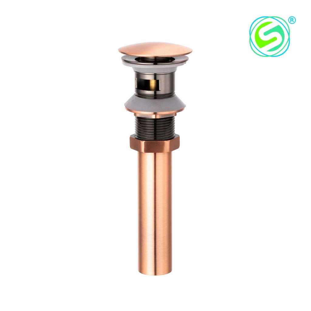 Icarus Drain Pop - Antique Copper Without Overflow