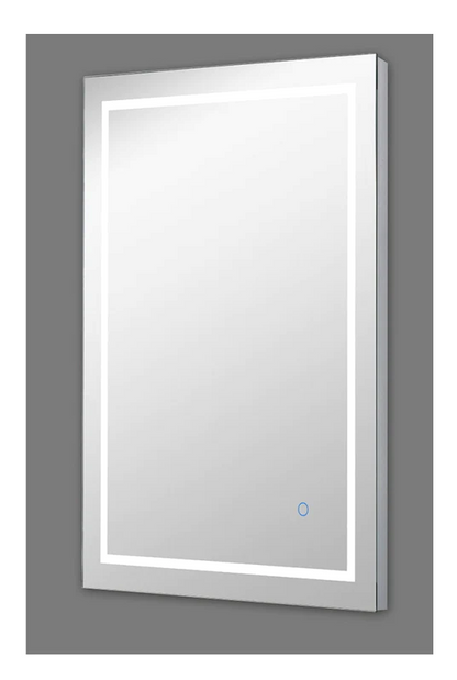 Livia Rectangle LED Mirror, wall mounted frameless rectangular LED mirror