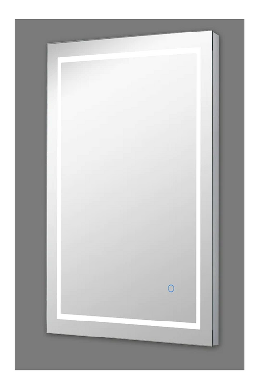 Livia Rectangle LED Mirror, wall mounted frameless rectangular LED mirror