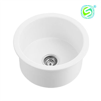 Lowery Fireclay Bar Sink - Matte Black