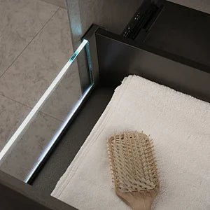 Freda 40" Wall Mounted Bathroom Vanity with Ceramic Integrated Sink Top