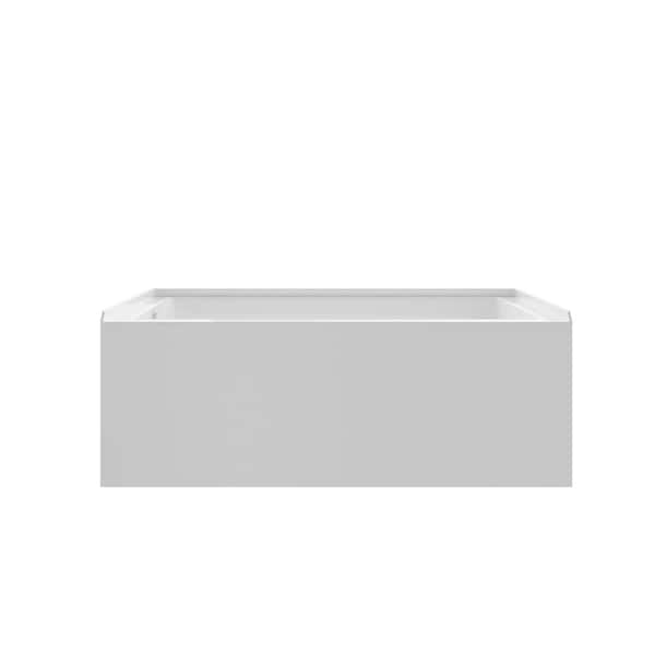 Manhattan 60 inch Freestanding Bathtub in Gloss White