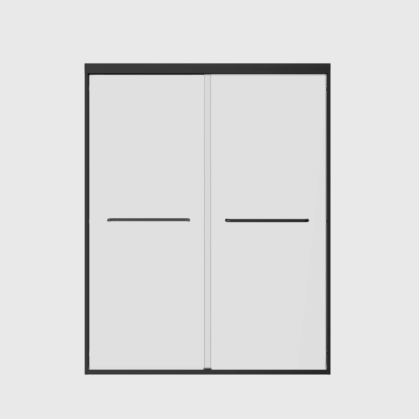 Additional view of the Preston 72 inch aluminum alloy frame sliding shower door
