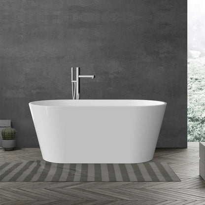Additional view 1 of Sky-T 67 inch freestanding acrylic bathtub