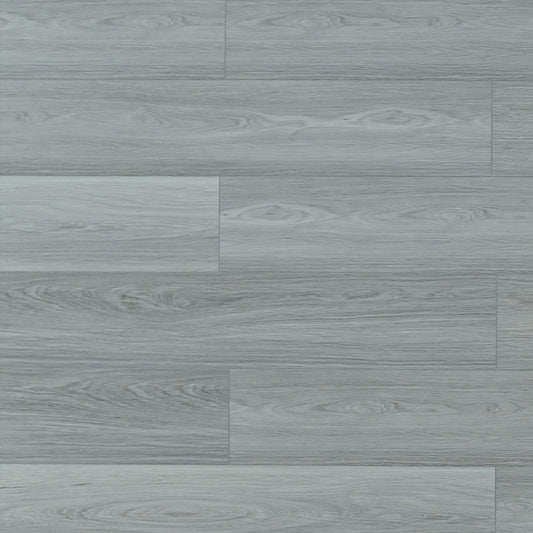 Amsterdam waterproof SPC vinyl plank flooring, attached 1.5 mm IXPE pad, beveled 48 inch planks