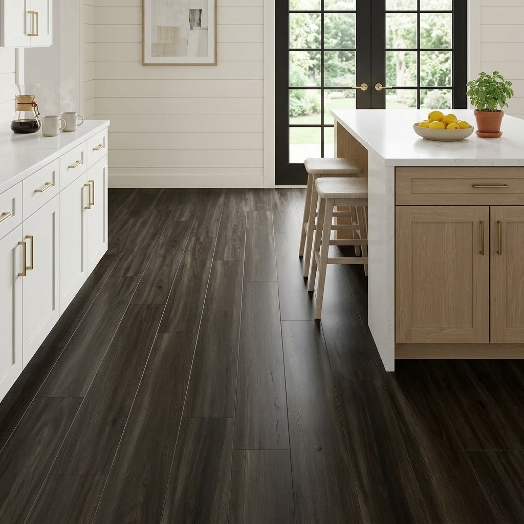 Barcelona Waterproof SPC Flooring installed in a kitchen