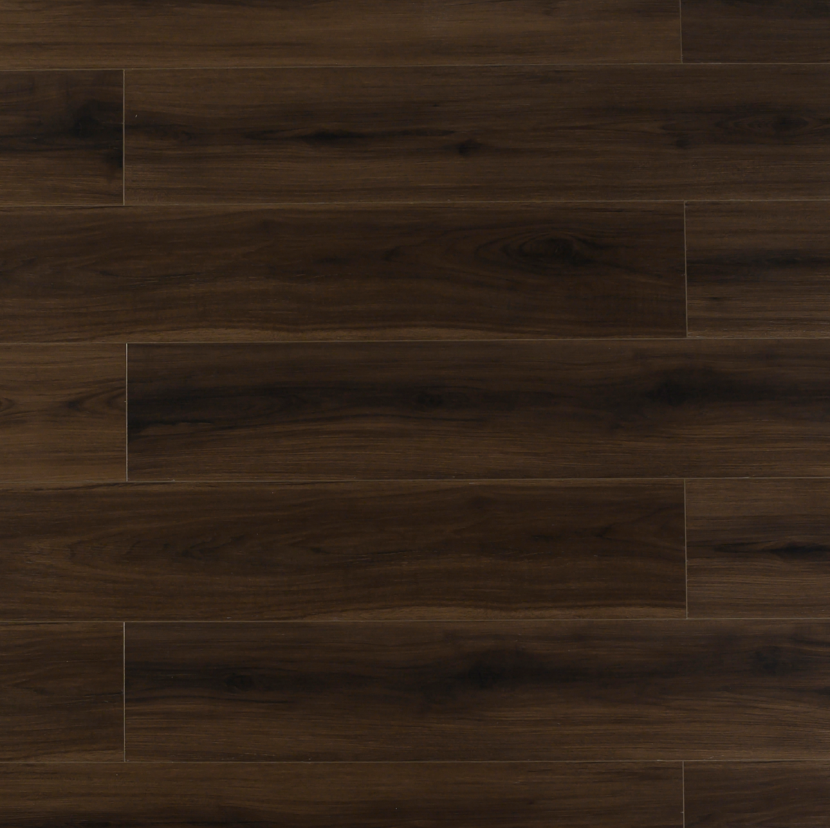 Coffee Date waterproof SPC vinyl plank flooring, EIR texture, bevel edges, 60 by 9 inch planks