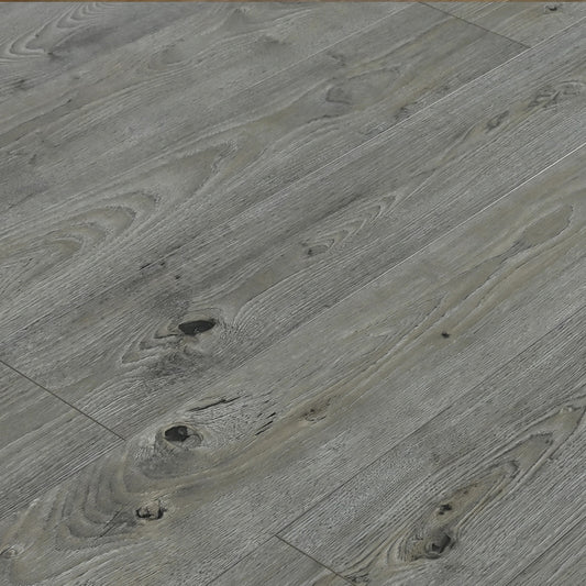 Emerald Evans water resistant laminate flooring, 12.3 mm thick, AC4 commercial grade, Uniclic click-lock