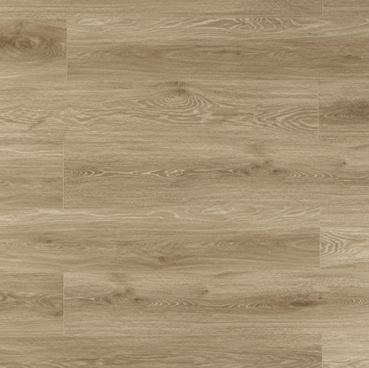 Fawn waterproof SPC vinyl plank flooring, beveled 60 inch planks, matte finish, EIR texture