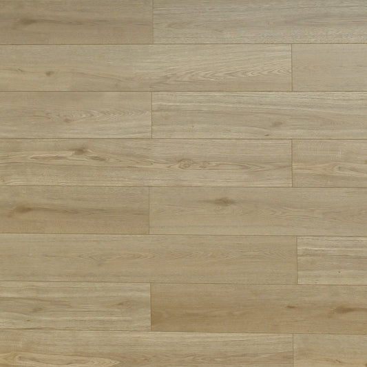 Melrose water resistant laminate flooring, EIR embossed in register texture, 12 mm thick, bevel edges