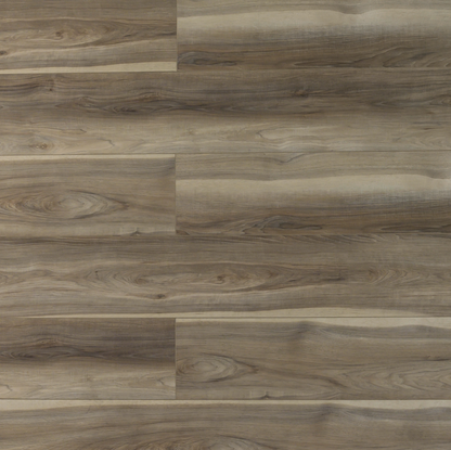 Milk Chai waterproof SPC vinyl plank flooring, I4F click-lock, EIR texture, bevel edges