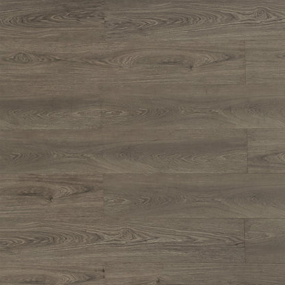 Nubian water resistant laminate flooring, attached 2 mm EVA pad, AC4 commercial grade, matte wood look