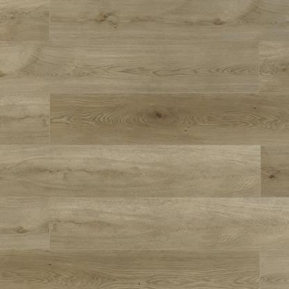 Safari Clay waterproof SPC vinyl plank flooring, EIR grain texture, 20 mil wear layer, 6 mm core