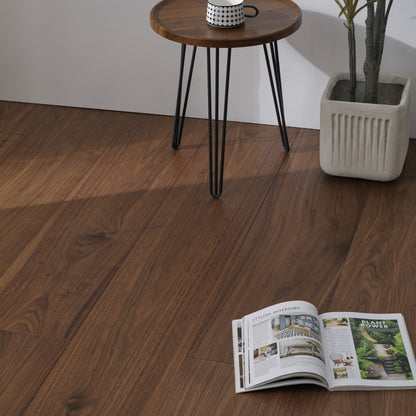 Stella #820 Engineered Wood Flooring styled on the floor, view 2