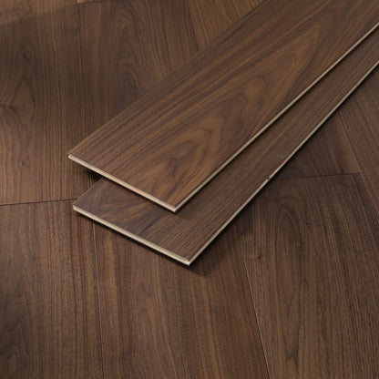 Stella #820 Engineered Wood Flooring styled on the floor, view 3