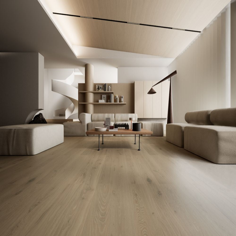 Stella #8306 Engineered Wood Flooring installed in a modern living room