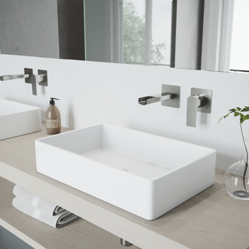 Atticus Wall Mounted Bathroom Lavatory Faucet