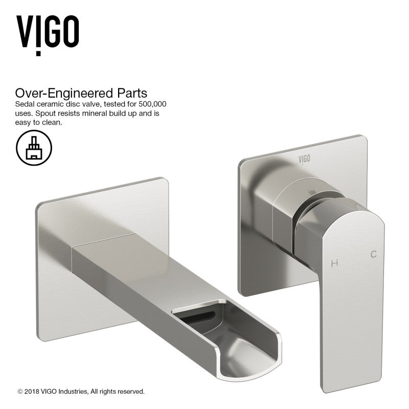 Atticus Wall Mounted Bathroom Lavatory Faucet