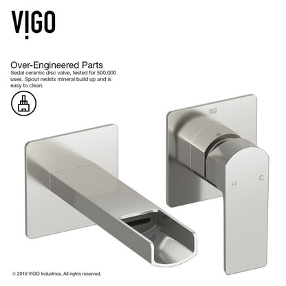 Atticus Wall Mounted Bathroom Lavatory Faucet