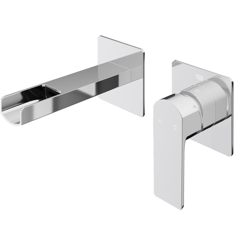 Atticus Wall Mounted Bathroom Lavatory Faucet
