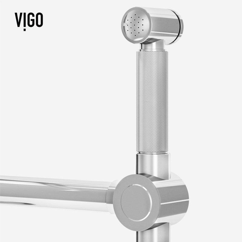 Cass Bridge Kitchen Faucet with Side Sprayer