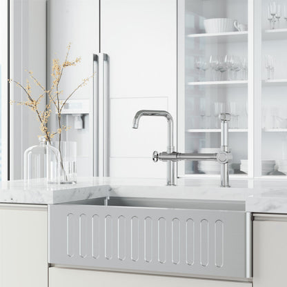 Cass Bridge Kitchen Faucet with Side Sprayer