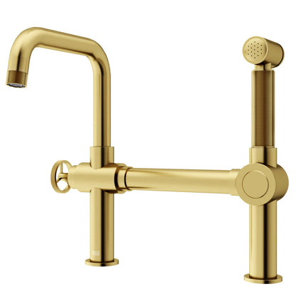 Cass Bridge Kitchen Faucet with Side Sprayer
