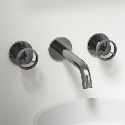 Cass Wall Mounted Bathroom Lavatory Faucet