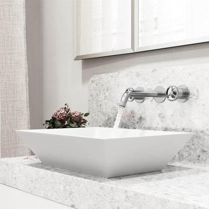 Cass Wall Mounted Bathroom Lavatory Faucet