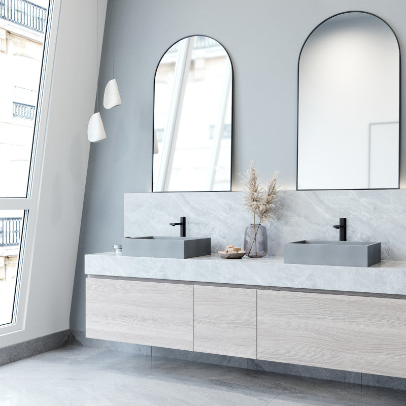 Coca Gothic Grey Concreto Stone™ Vessel Bathroom Sink