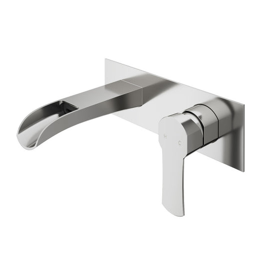 Cornelius Wall Mounted Bathroom Lavatory Faucet, Solid Brass