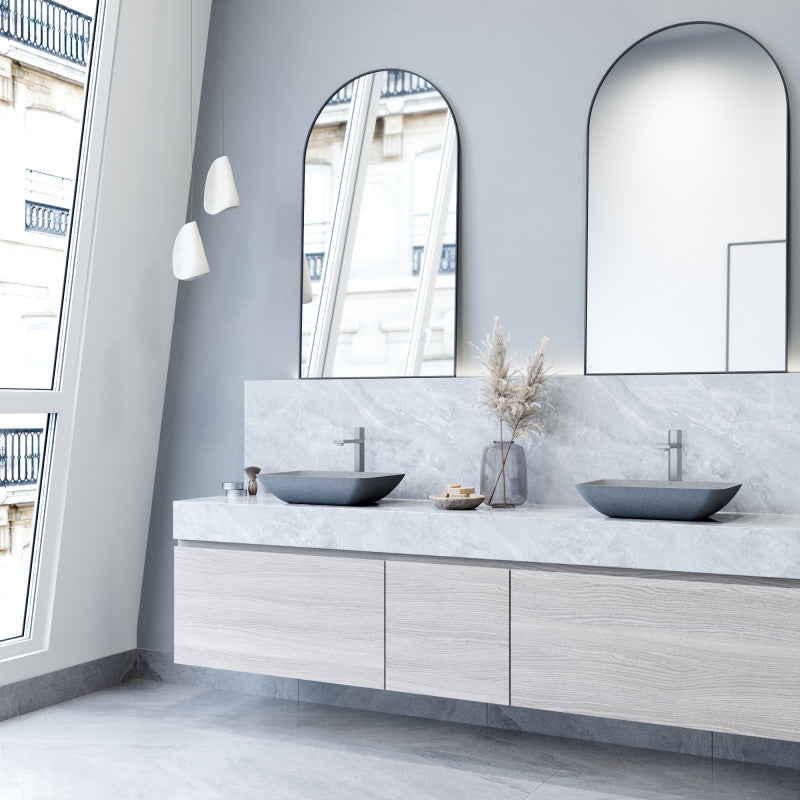 Duomo Gothic Grey Concreto Stone™ Composite Vessel Bathroom Sink