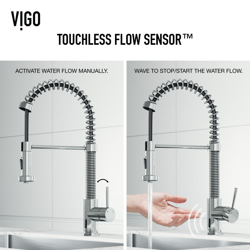 Edison Touchless Sensor Kitchen Faucet