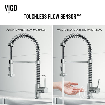 Edison Touchless Sensor Kitchen Faucet